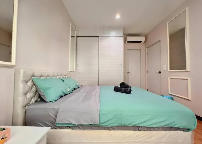 Homely 2Br, Free Carpark @ Direct Link Central Mall, Sogo, Theme Park